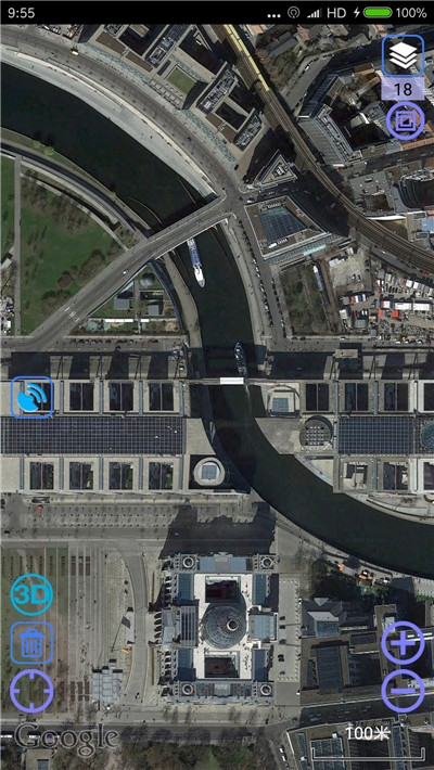 谷歌卫星地图(Maps)