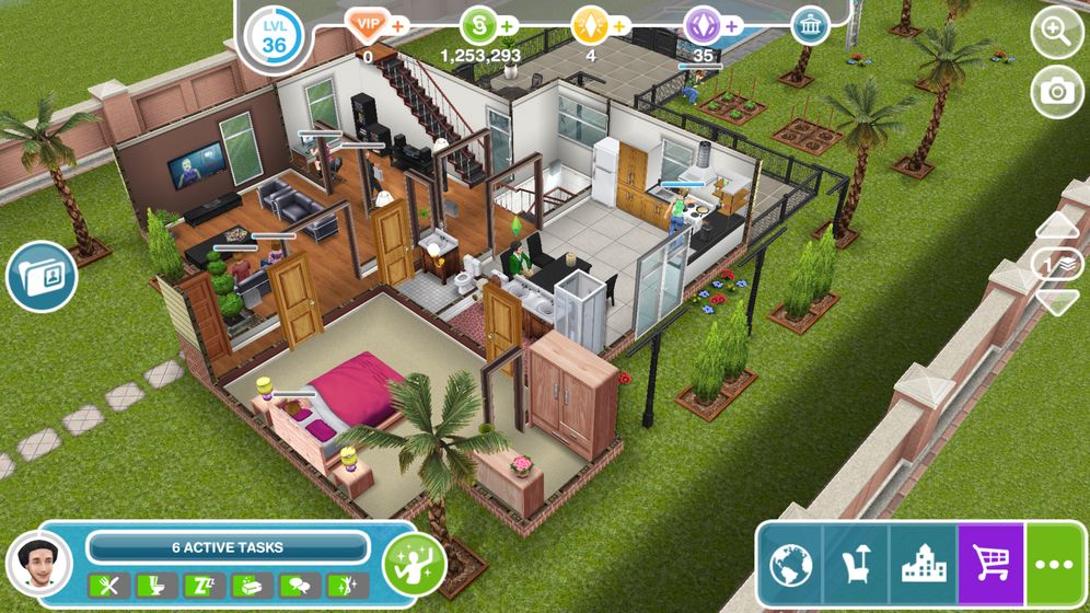 模拟人生4庭院绿洲更新(The Sims)