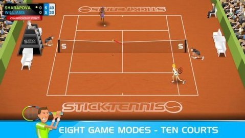 网球竞技赛(Stick Tennis)