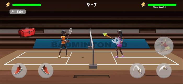 羽毛球2D(badminton)