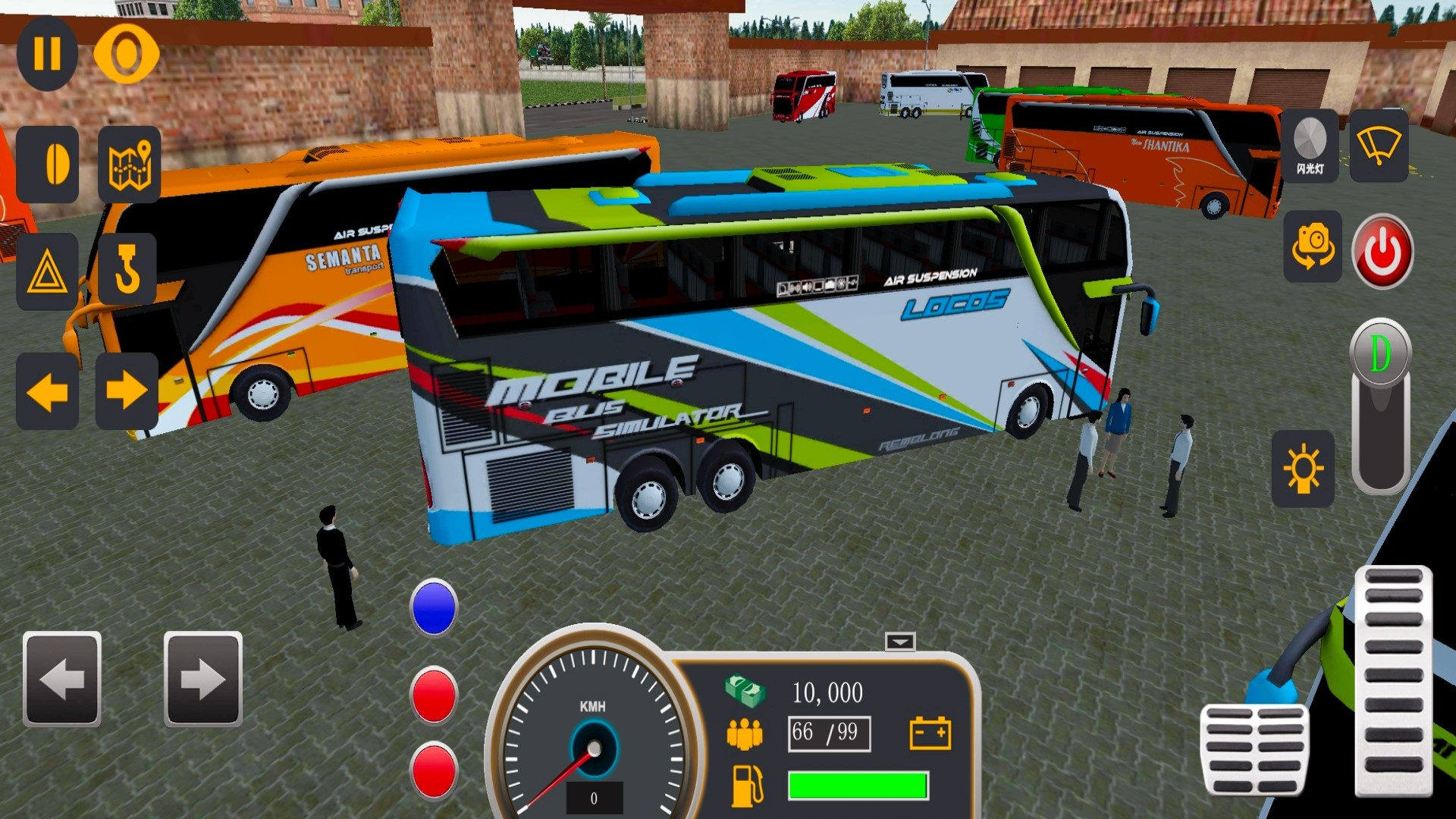 模拟公交大巴车