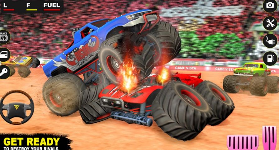德比沙漠卡车(Monster Derby Truck Fighting)